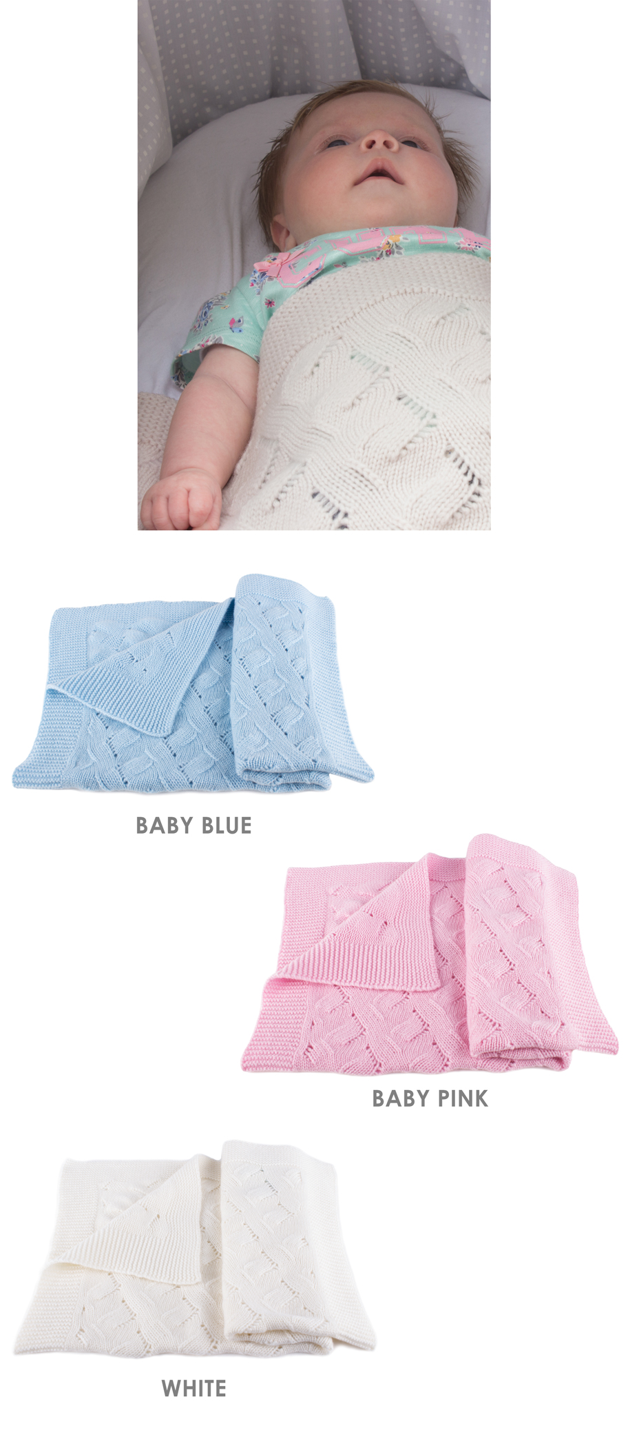Leglace Cashmere Baby Blanket